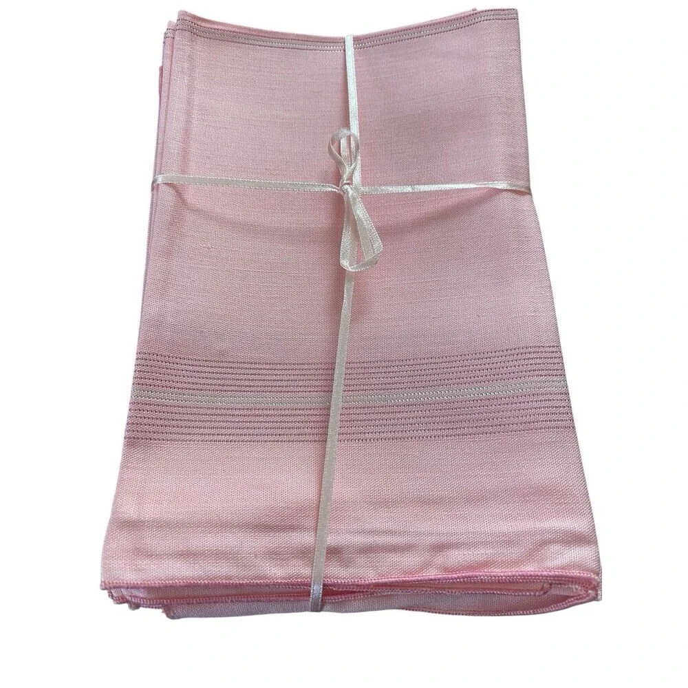 12 Vintage Cloth Napkins Bubblegum Pink 16-1/4 x 16-1/2 Easter Shower Girly